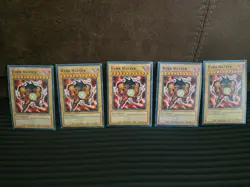 Yu-Gi-Oh! Tcg Fake Card Poorly Translated Funny Lot Of 5 1st Ed Dark Master - Image 1