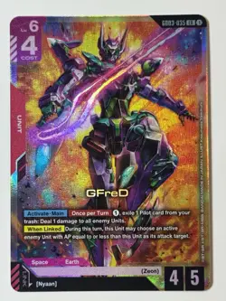 GFreD Foil - GD03-035 - Gundam TCG Card Game - Image 1