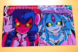 No.4106# Digimon Card Game Custom Playmat LamiaMon ArieMon DTCG Play Mat - Image 1