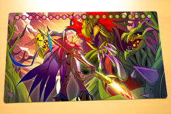No.4055# Digimon Card Game Custom Playmat BloomLordmon Hydramon DTCG Play Mat - Image 1