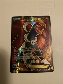 Pokemon TCG Houndoom EX Full Art Holo Ultra Rare Card 153/162 XY Breakthrough - Image 1
