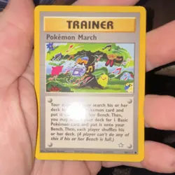 Pokemon March Neo Genesis Trainer Card 102/111 Common Unlimited Regular English - Image 1