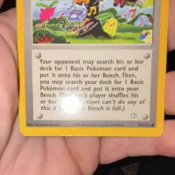 Pokemon March Neo Genesis Trainer Card 102/111 Common Unlimited Regular English - Image 2