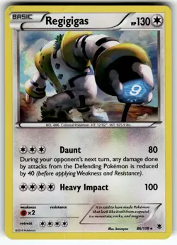 Regigigas 86/119 XY - Phantom Forces LP Pokemon Card TCG - Image 1