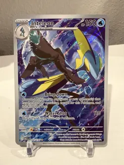 Pokemon TCG Mega Evolution Inteleon Card 142/132 IR NM - Image 1