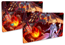 No.223 Custom Playmat Jack Atlas Red Dragon Archfiend Card Game Mat TCG CCG Mat - Image 1