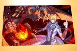 No.223 Custom Playmat Jack Atlas Red Dragon Archfiend Card Game Mat TCG CCG Mat - Image 3