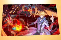No.223 Custom Playmat Jack Atlas Red Dragon Archfiend Card Game Mat TCG CCG Mat - Image 4