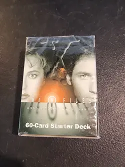 1996 Fox The X-Files Card Game 60-Card Sealed Starter Deck - Image 1