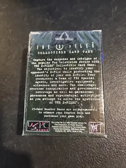 1996 Fox The X-Files Card Game 60-Card Sealed Starter Deck - Image 3