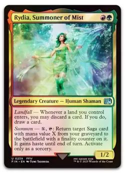 Rydia, Summoner of Mist #239 (Foil) (NM) Final Fantasy FIN Magic MTG - Image 1