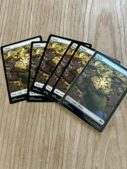 Mtg Tmnt Pizza Lands Plains 1 Foil 5 Regular - Image 1