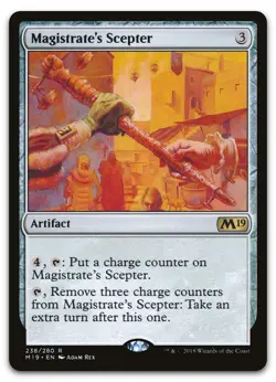 Magistrate's Scepter #238 (LP) Core Set 2019 M19 Magic MTG - Image 1
