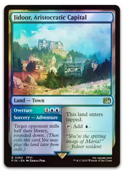 Jidoor, Aristocratic Capital #284 (Foil) (NM) Final Fantasy FIN Magic MTG - Image 1