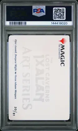 2023 MTG THE LOST CAVERNS OF IXALAN ART SERIES OJER AXONIL, DEEPEST MIGHT PSA 10 - Image 2