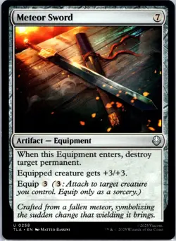 Meteor Sword 258 U Avatar: The Last Airbender 2025 NM - Image 1