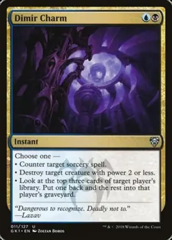 Dimir Charm - Light Play MTG Guilds of Ravnica: Guild Kits - Image 1