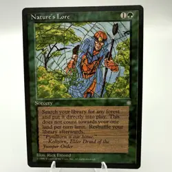 Magic The Gathering Ice Age Nature's Lore Regular LP - Image 1