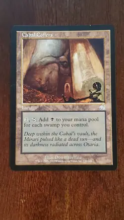 Cabal Coffers Torment EX/LP #139 MTG Magic the Gathering Land Uncommon - Image 1