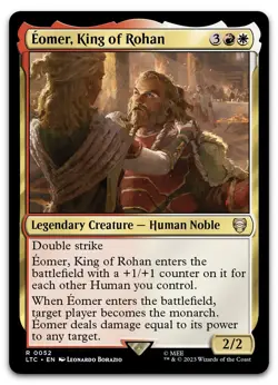 Eomer, King of Rohan #52 (NM) Lord of the Rings LTC Magic MTG - Image 1