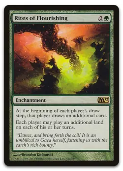 Rites of Flourishing #192 (LP) Magic 2012 (M12) M12 Magic MTG - Image 1