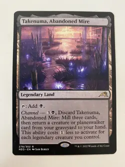 Takenuma, Abandoned Mire *Non-Foil* Kamigawa: Neon Dynasty NEO MTG NM/MT Cmb Shp - Image 1
