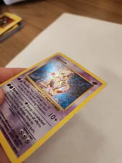 Pokemon Mewtwo TCG Base Set Shadowless Holo Card 010/102 - Image 3