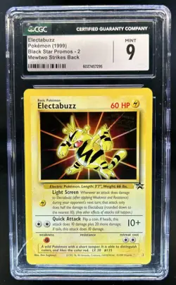 2002 Pokemon Movie Promo Electabuzz #2 CGC 9 - Image 1