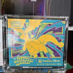 Ascended Heroes Elite Trainer Box Mega Evolution Pokemon Center w/ acrylic case - Image 1