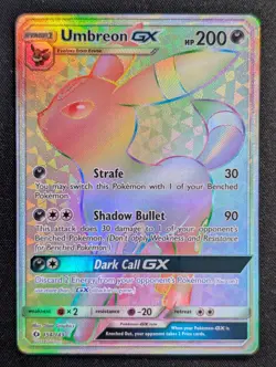 Umbreon GX (Secret) 154/149 SM Base Set Pokemon NM Holo - Image 1