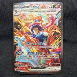 2024 Pokemon Twilight Masquerade Greninja ex #214/167 - Image 1