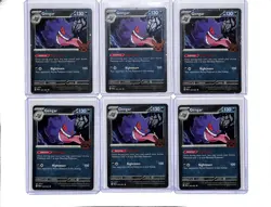 (6) Lot 2024 Pokemon SV Trick or Trade BOO-ster Gengar Cosmos Holo #057/091 - Image 1
