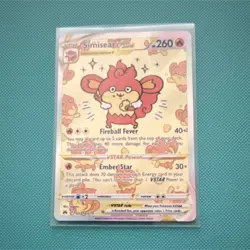 Pokemon Simisear VSTAR GG37 Crown Zenith Galarian Gallery Holo Ultra Rare 260 HP - Image 1