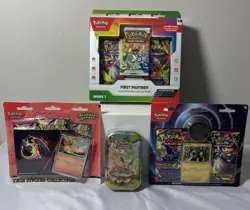 Pokemon TCG Lot of 4 Items 1st Partner, Ascended Hero’s, Prismatic and Mega - Image 1