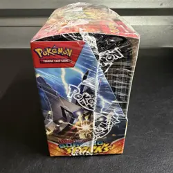 Pokemon TCG Scarlet & Violet Surging Sparks Booster Box factory tear on one side - Image 2