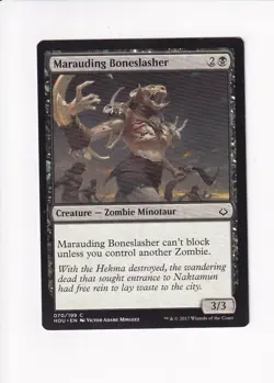 2017 VINTAGE MAGIC THE GATHERING MTG MARAUDING BONESLASHER (#5) (X) - Image 1