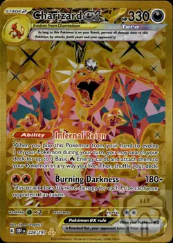 Charizard ex 228/197 Hyper Rare Obsidian Flames Pokemon - Image 3