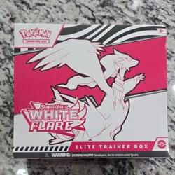 Pokemon Scarlet & Violet White Flare Elite Trainer Box Reshiram Tornadus English - Image 1