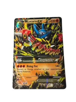 M Lucario EX 55/111 XY Furious Fists Ultra Rare Holo Mega Pokemon 2014 - Image 1