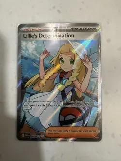 Pokemon Lillie's Determination 169/132 Me01: Mega Evolution Full Art Holo - Image 1