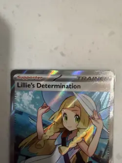 Pokemon Lillie's Determination 169/132 Me01: Mega Evolution Full Art Holo - Image 2