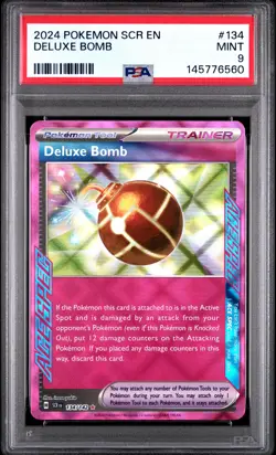 2024 POKEMON SCR EN-STELLAR CROWN #134 DELUXE BOMB PSA 9 - Image 1