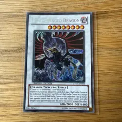 Yugioh Black-Winged Dragon CT07-EN002 Secret Rare Limited Edition LP - Image 1