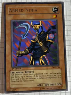 Yugioh Armed Ninja LOB-106 1st Edition - Image 1