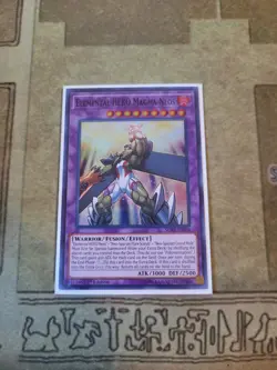 YUGIOH ELEMENTAL HERO MAGMA NEOS SHVA-EN034 SUPER 1ST ED NM - Image 1