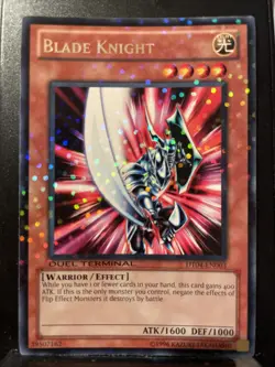 Yugioh Silver Rare Blade Knight DT04-EN003 Duel Terminal Vol 4 Mint - Image 1
