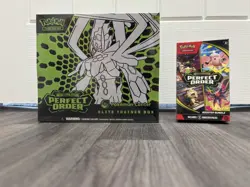 Pokemon TCG Perfect Order Pokemon Center ETB & Booster Bundle Sealed - Image 1