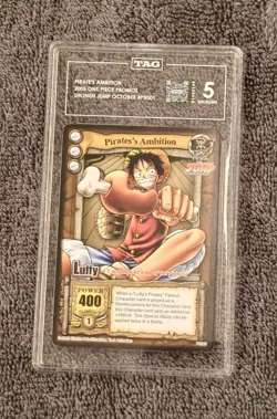 TAG 5 One Piece Pirate's Ambition Promo Luffy PR001 MP - Image 4