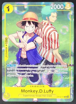 2025 One Piece Royal Blood OP10 Monkey.D.Luffy Rare #OP10-111 DD5 - Image 1