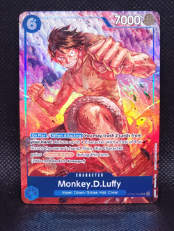 Monkey.D.Luffy (062) (Alternate Art) OP02-062 Paramount War Foil NM - Image 1